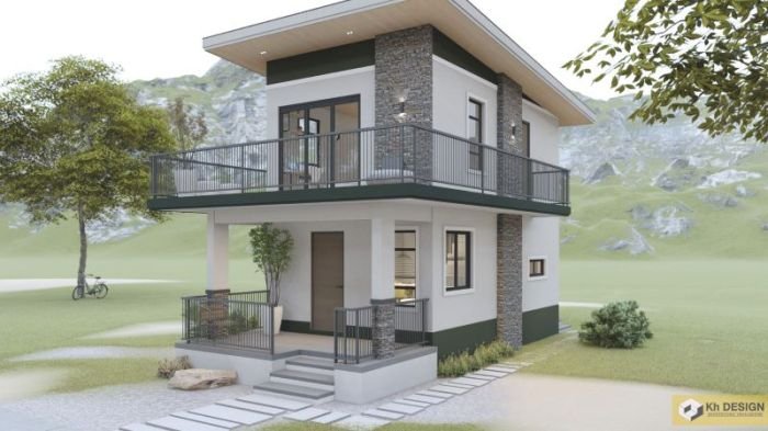 Desain rumah kost 2 lantai sederhana