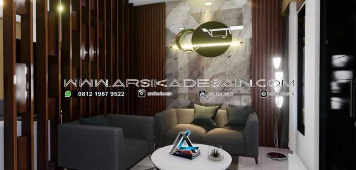 Desain rumah 6 x 14 m