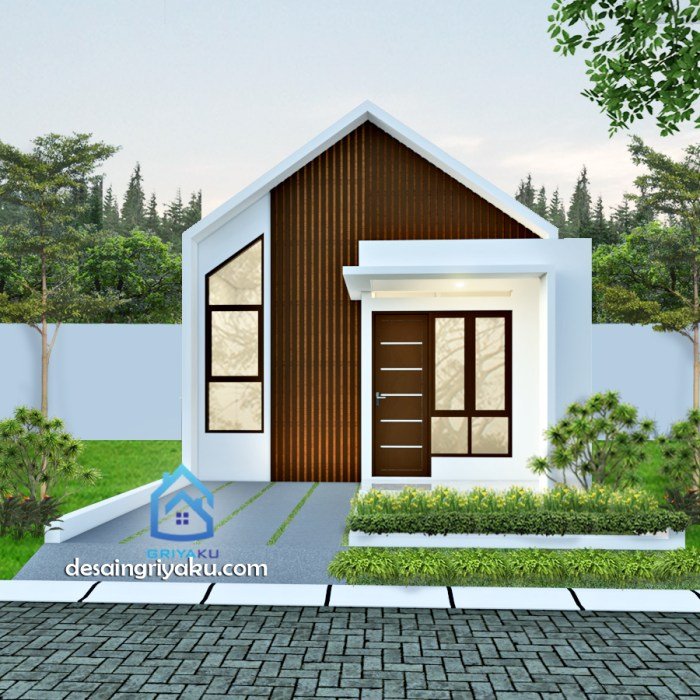 Desain rumah scandinavian type 36