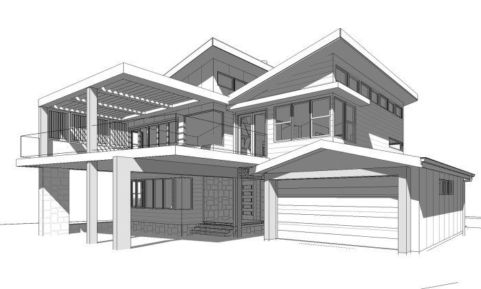 Desain rumah arsitektur