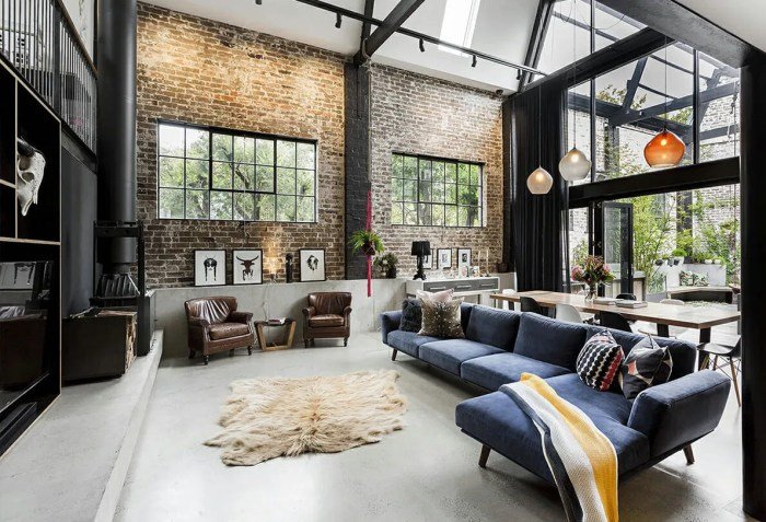 Desain rumah gaya industrial