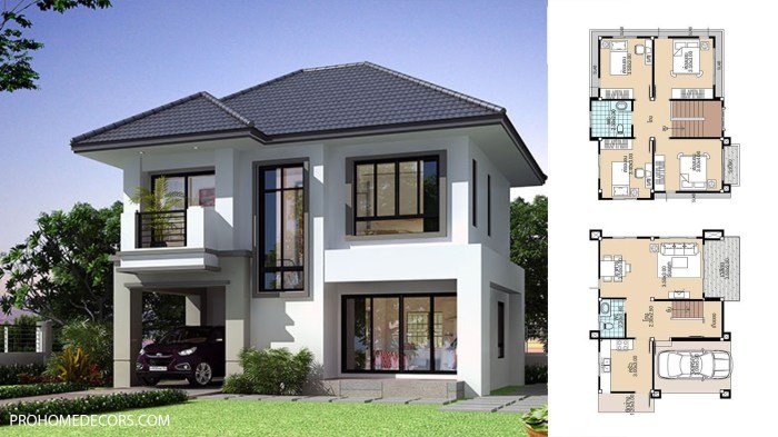 8x8 house plan floor modern storey meters layout interior Desain rumah 8x8 1 lantai