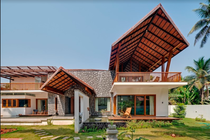 Tropical modern house steel houses living asean designs homes plans livingasean thai framed contemporary frame roof stilts industrial inspiring beautiful