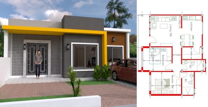 8x10 rumah kamar