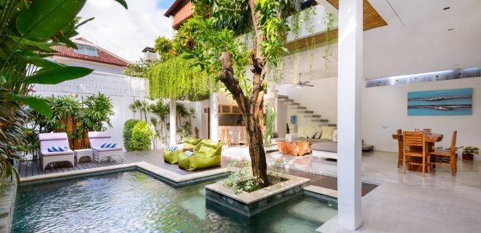Desain rumah bali minimalis