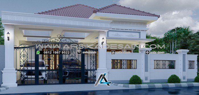 Desain rumah 6 x 14 m