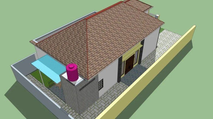 Desain rumah 9x11 sederhana
