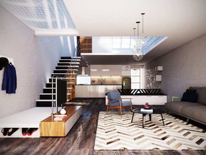 Desain rumah 5x10 minimalis