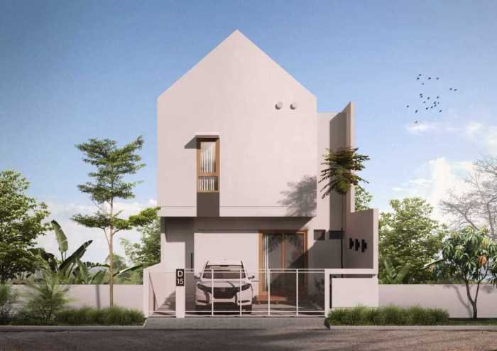 Rumah lantai tropis ella minimalis arsitek ibu jasa emporioarchitect ide fasad arcadiadesain emporio tropical indah lebar arcadia bali mrs