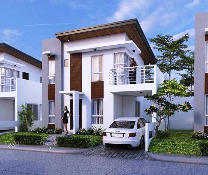 Desain rumah 1 5 lantai minimalis