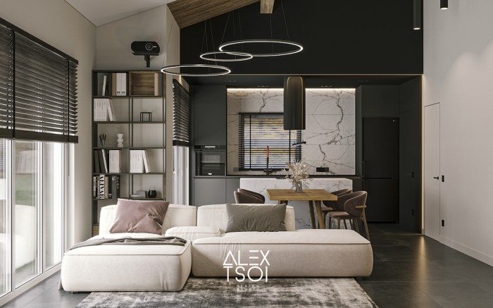 Desain rumah 1 5 lantai minimalis