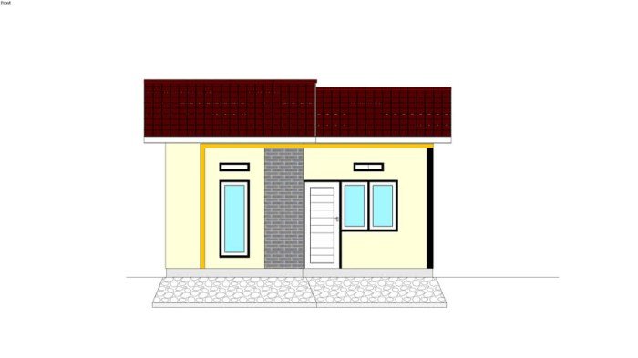 Minimalis lantai tipe tanah