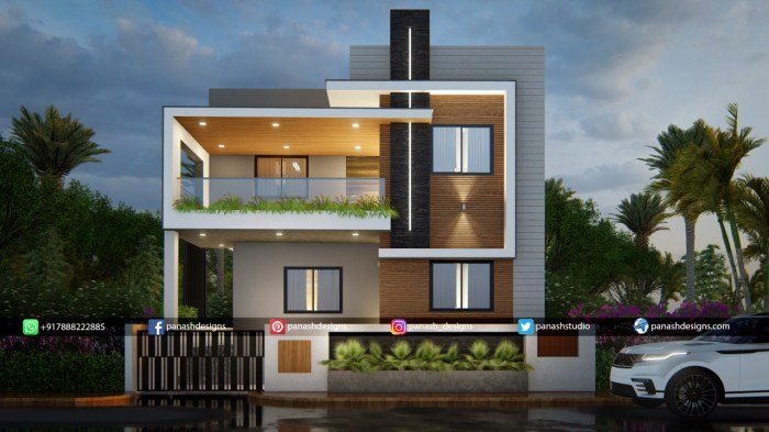 Desain rumah 2 lantai 3x10 meter
