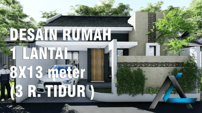 Desain rumah 8 x 15 2 lantai