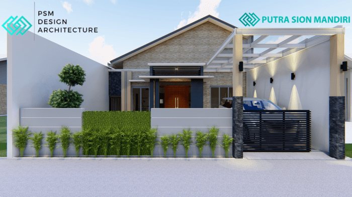 Desain rumah ukuran 6 x 10