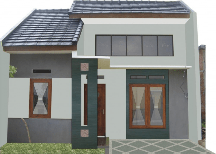 Desain rumah 5x7 1 kamar