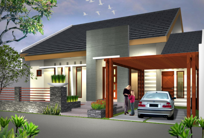 Desain rumah 6x15