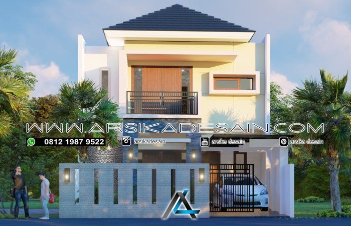 Desain rumah 8x15 1 lantai