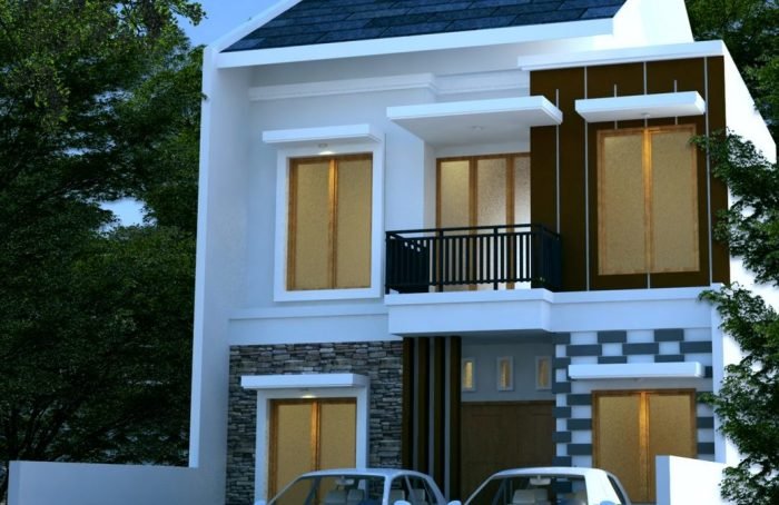 Desain rumah 10x10 2 kamar