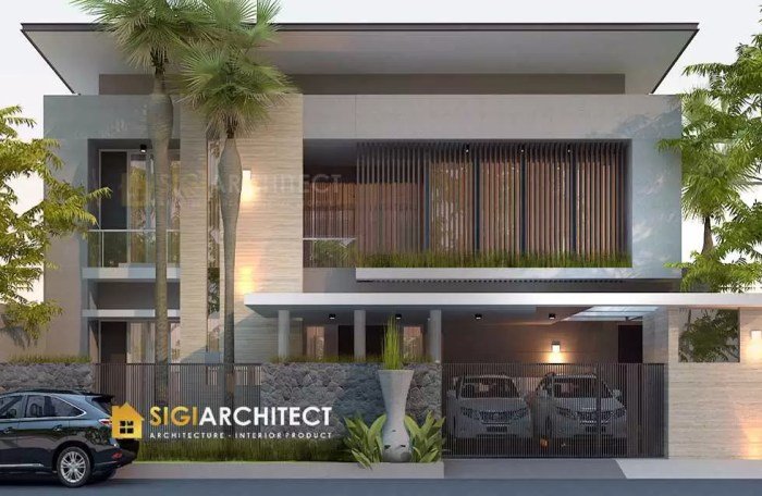 Desain rumah 2 kamar tidur minimalis