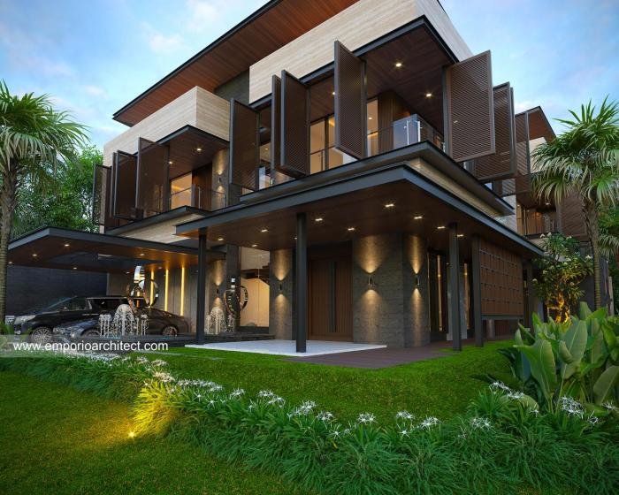 Desain rumah minimalis modern 2 kamar tidur