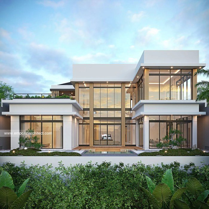 Desain rumah minimalis 3 kamar memanjang