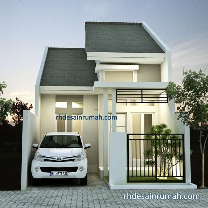 Desain rumah ukuran 5 x 12 m 2 lantai