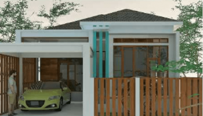 Desain rumah 7 x 12 2 lantai