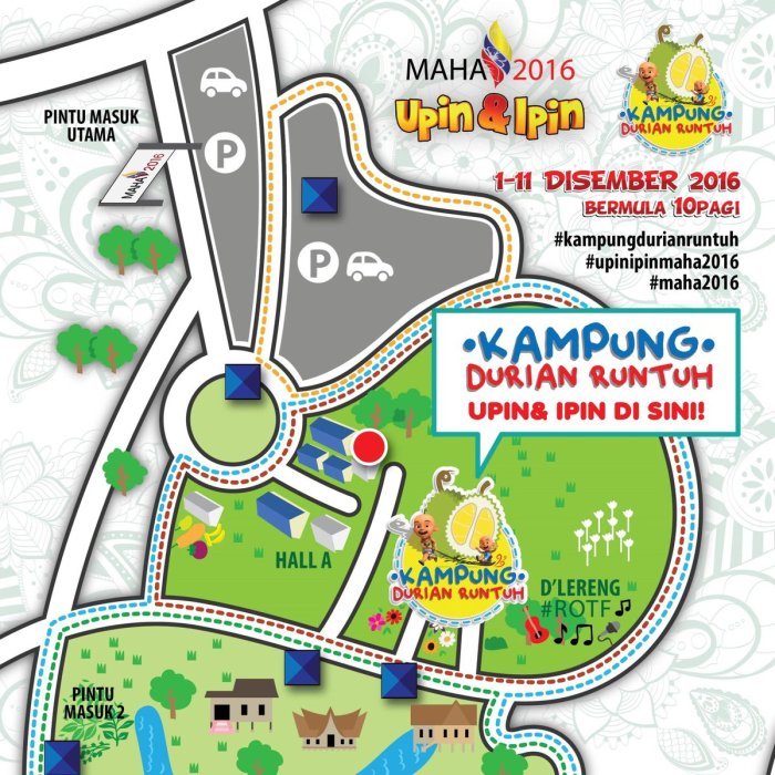 Desain rumah upin ipin