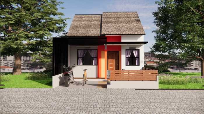 Minimalis rumah sq praktis hunian keluarga pinoy bedrooms bed meters Desain rumah type 36 72