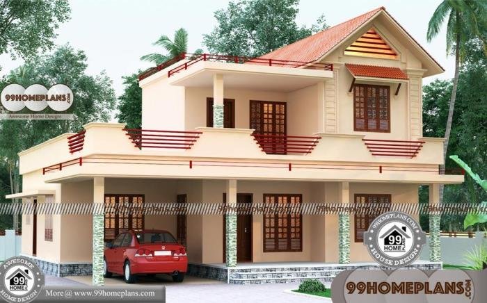 Desain rumah 2 kamar di depan