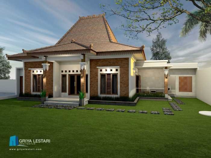 Desain rumah joglo minimalis modern