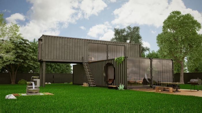 Desain rumah rumah kontainer