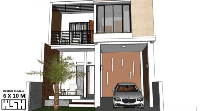 Desain rumah 6 x 10