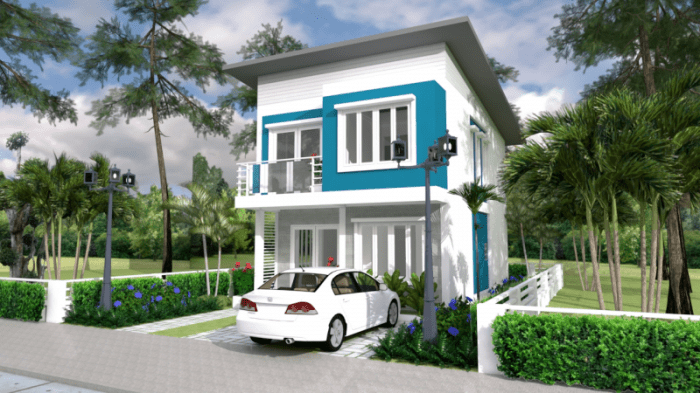 Desain rumah minimalis 6x8 2 kamar