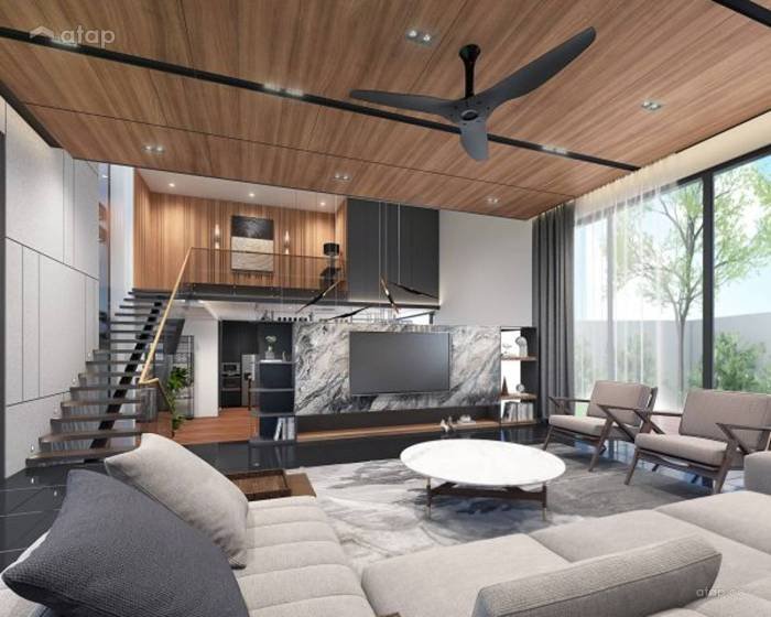 Desain rumah tropical modern