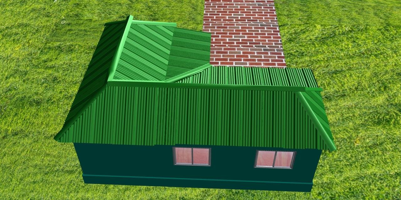 Desain rumah dinding seng