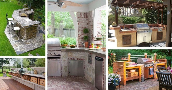 Desain rumah minimalis dapur outdoor
