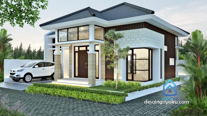 Rumah lantai minimalis atap tahu harus terpopuler kamu forestwander moderen m2 sandar bentuk lahan desainrumah123 deagam