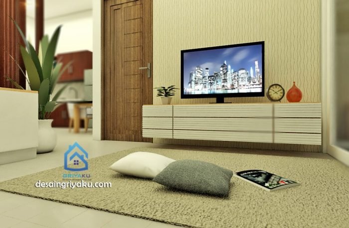 Desain rumah 8x15 1 lantai