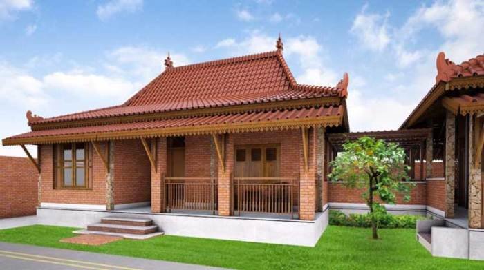 Desain rumah joglo sederhana