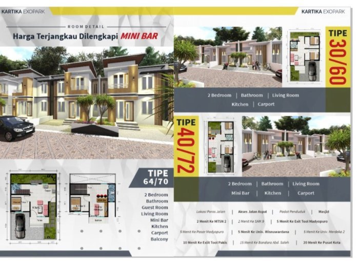 Desain rumah 200 juta 1 lantai