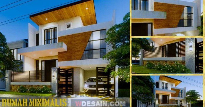 Desain rumah minimalis 9x12 tampak depan