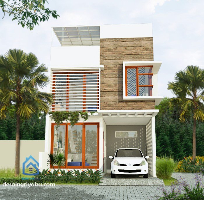 Desain rumah 3x9 1 lantai