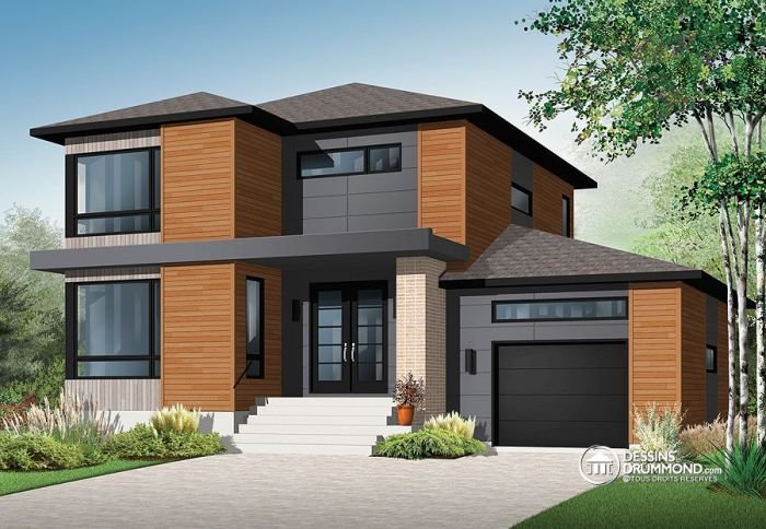 Desain rumah 2 lantai sederhana