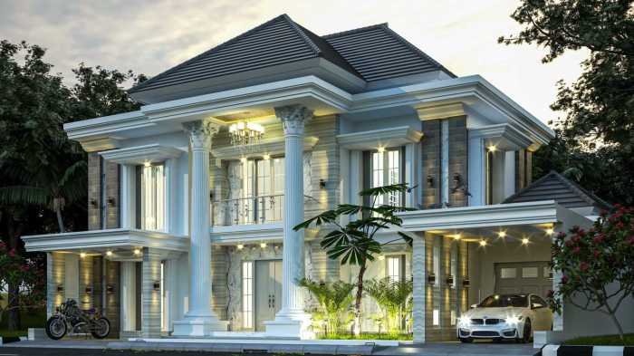 Desain rumah klasik sederhana