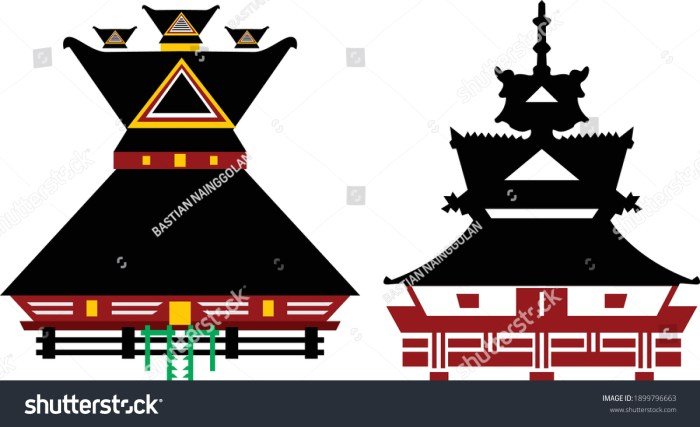 Desain rumah adat karo