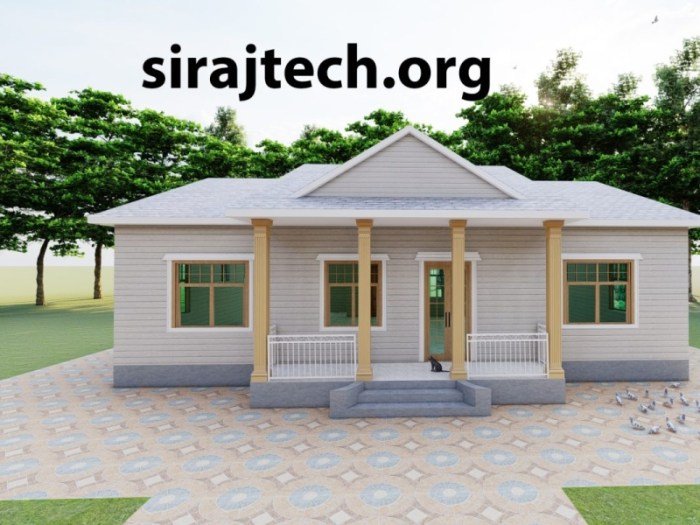 Desain rumah dinding seng