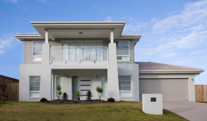 Desain rumah minimalis 2 lantai atas kayu