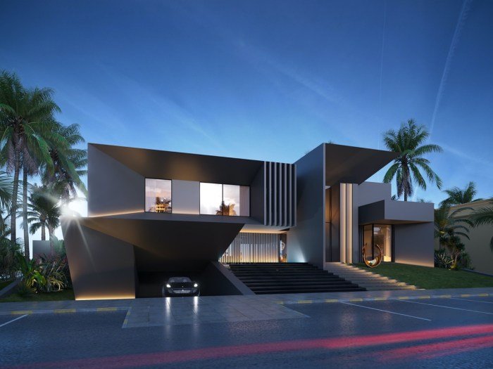 Desain rumah garasi bawah tanah